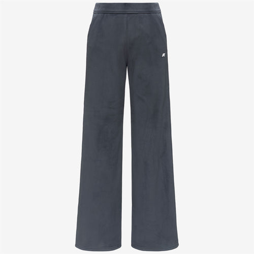 JENNY VELOUR POLAR - Pants - Sport Trousers - WOMAN - Blue Airforce Combo
