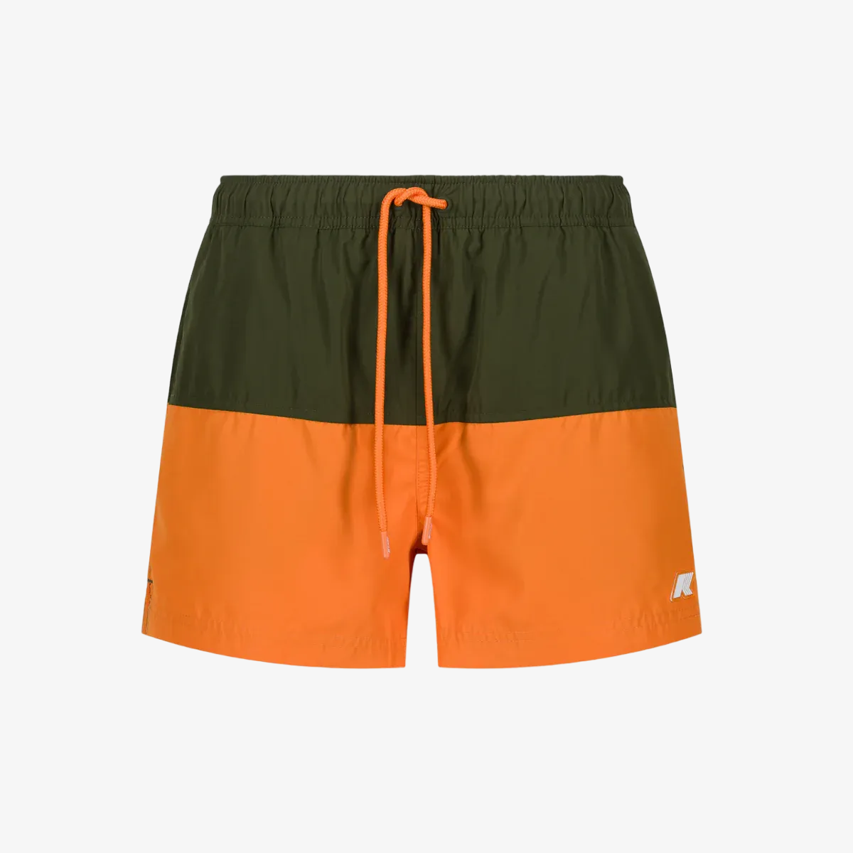 LESLIE - Bathing Suits - Swimming Trunk - MAN - GREEN C-ORANGE M